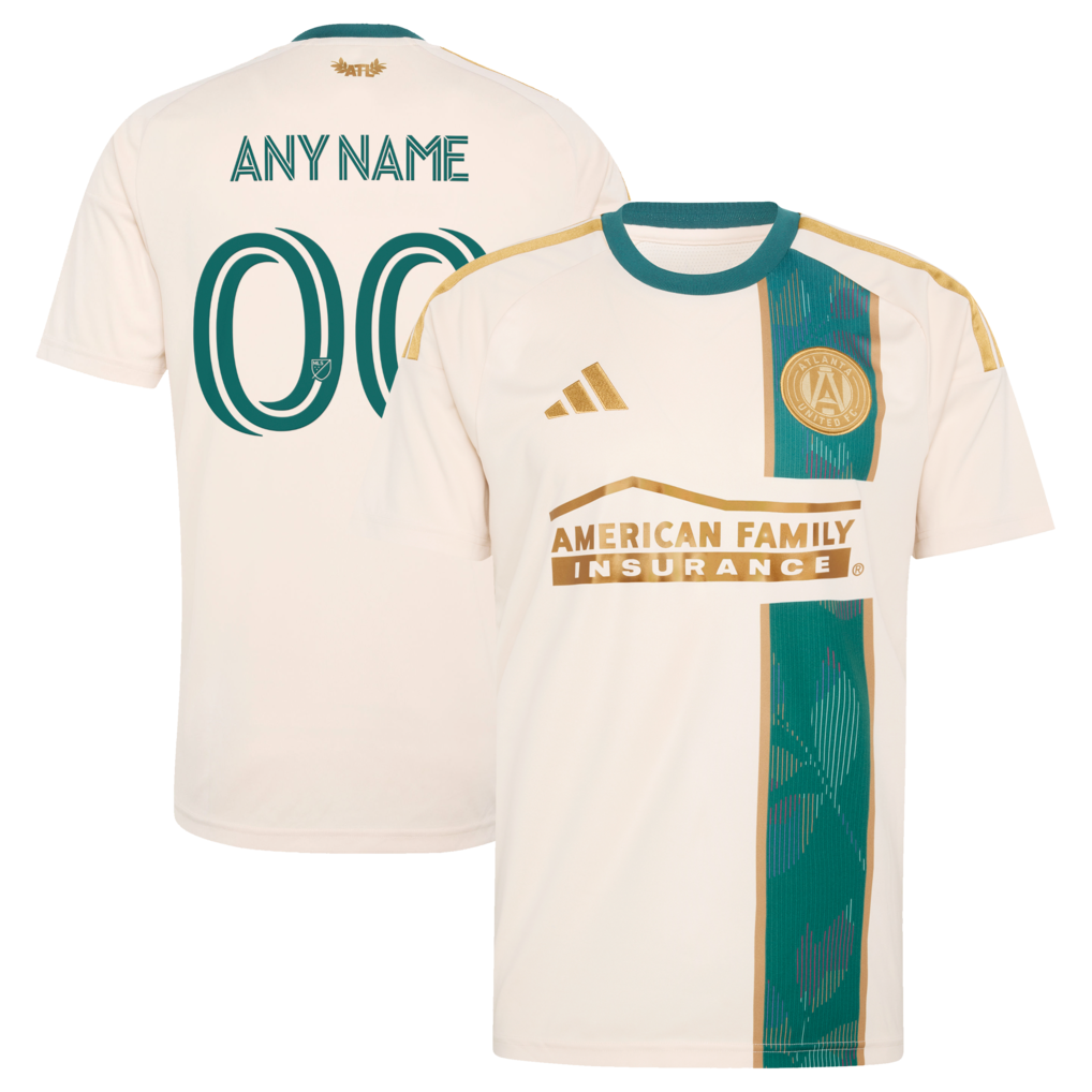 Men's Atlanta United FC adidas Tan 2026 Spirit of '96 Replica Custom Jersey - Ujersey