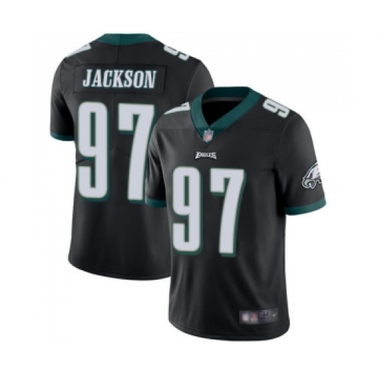 Youth Philadelphia Eagles #97 Malik Jackson Black Alternate Vapor Untouchable Limited Player Football Jersey - Ujersey