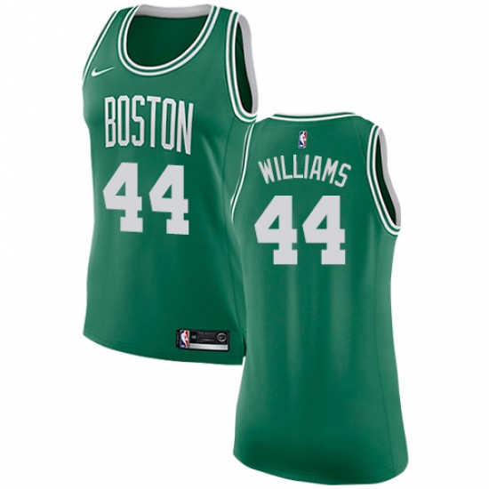 Women's Nike Boston Celtics #44 Robert Williams Swingman Green(White No.) Road NBA Jersey - Icon Edition - Ujersey