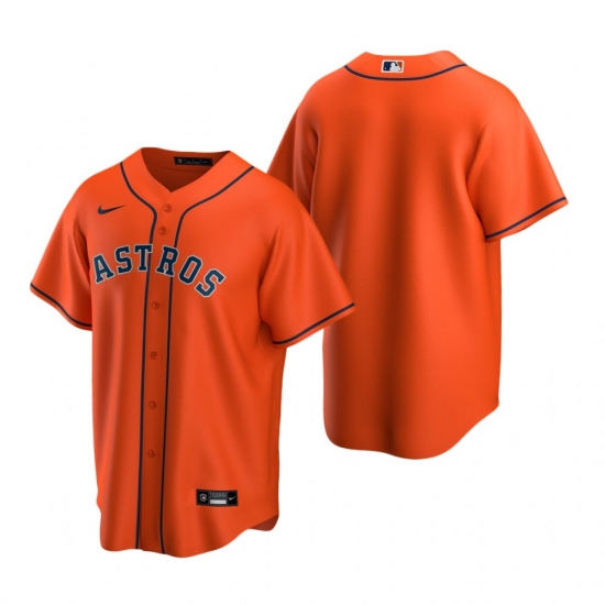Men's Nike Houston Astros Blank Orange Alternate Stitched Baseball Jersey - Ujersey