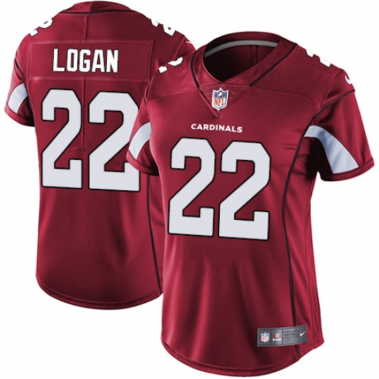 Women's Nike Arizona Cardinals #22 T. J. Logan Red Team Color Vapor Untouchable Limited Player NFL Jersey - Ujersey