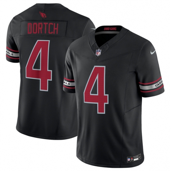 Men's Arizona Cardinals #4 Greg Dortch Black 2024 F.U.S.E. Vapor Untouchable Limited Stitched Football Jersey - Ujersey