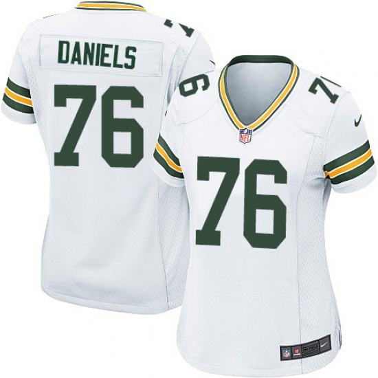 Women's Nike Green Bay Packers #76 Mike Daniels Game White NFL Jersey - Ujersey