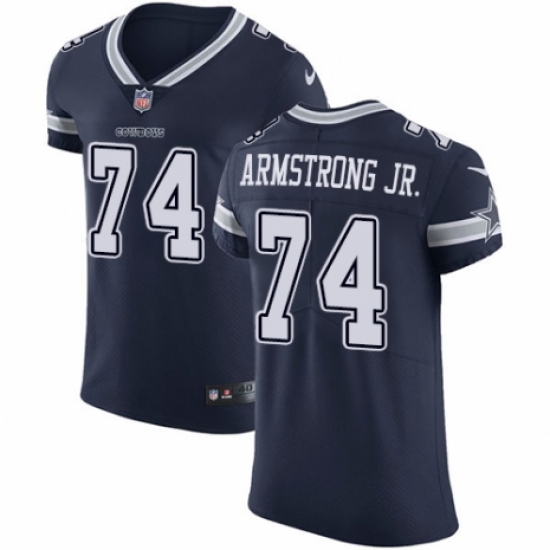 Men's Nike Dallas Cowboys #74 Dorance Armstrong Jr. Navy Blue Team Color Vapor Untouchable Elite Player NFL Jersey - Ujersey