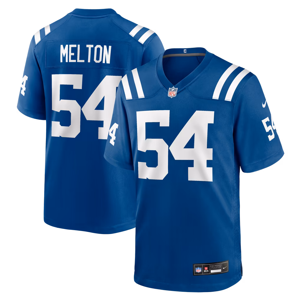 Men's Indianapolis Colts Mitchell Melton Nike Royal Team Game Jersey - Ujersey