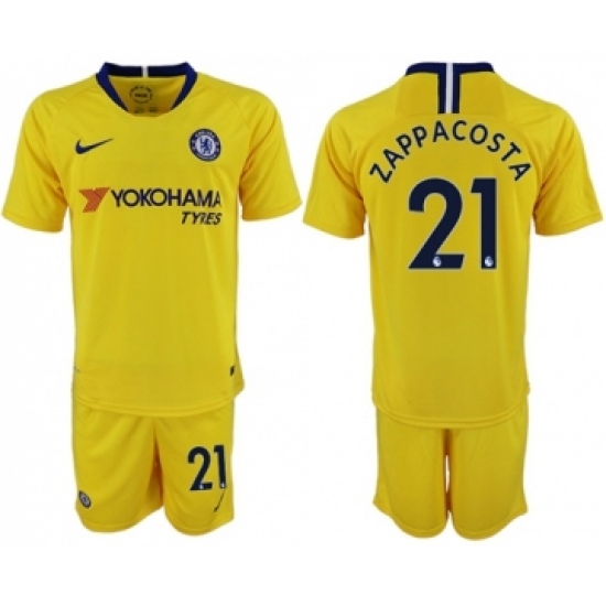 Chelsea #21 Zappacosta Away Soccer Club Jersey