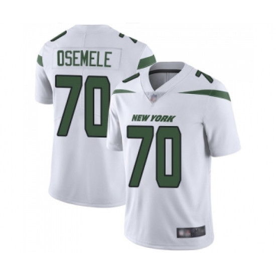 Youth New York Jets #70 Kelechi Osemele White Vapor Untouchable Limited Player Football Jersey - Ujersey