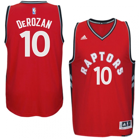 Youth Adidas Toronto Raptors #10 DeMar DeRozan Authentic Red NBA Jersey - Ujersey