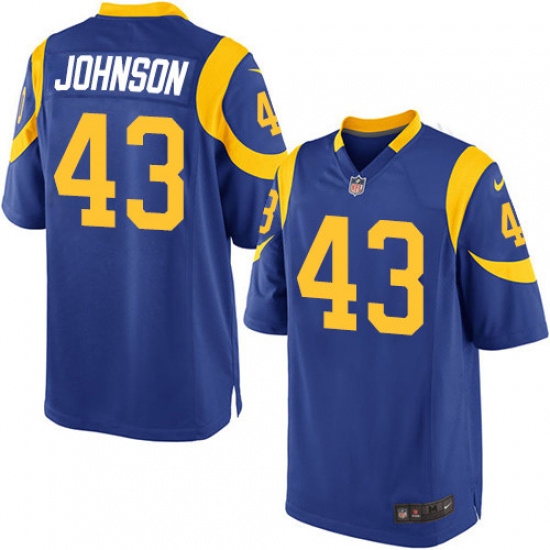 Men's Nike Los Angeles Rams #43 John Johnson Game Royal Blue Alternate NFL Jersey - Ujersey
