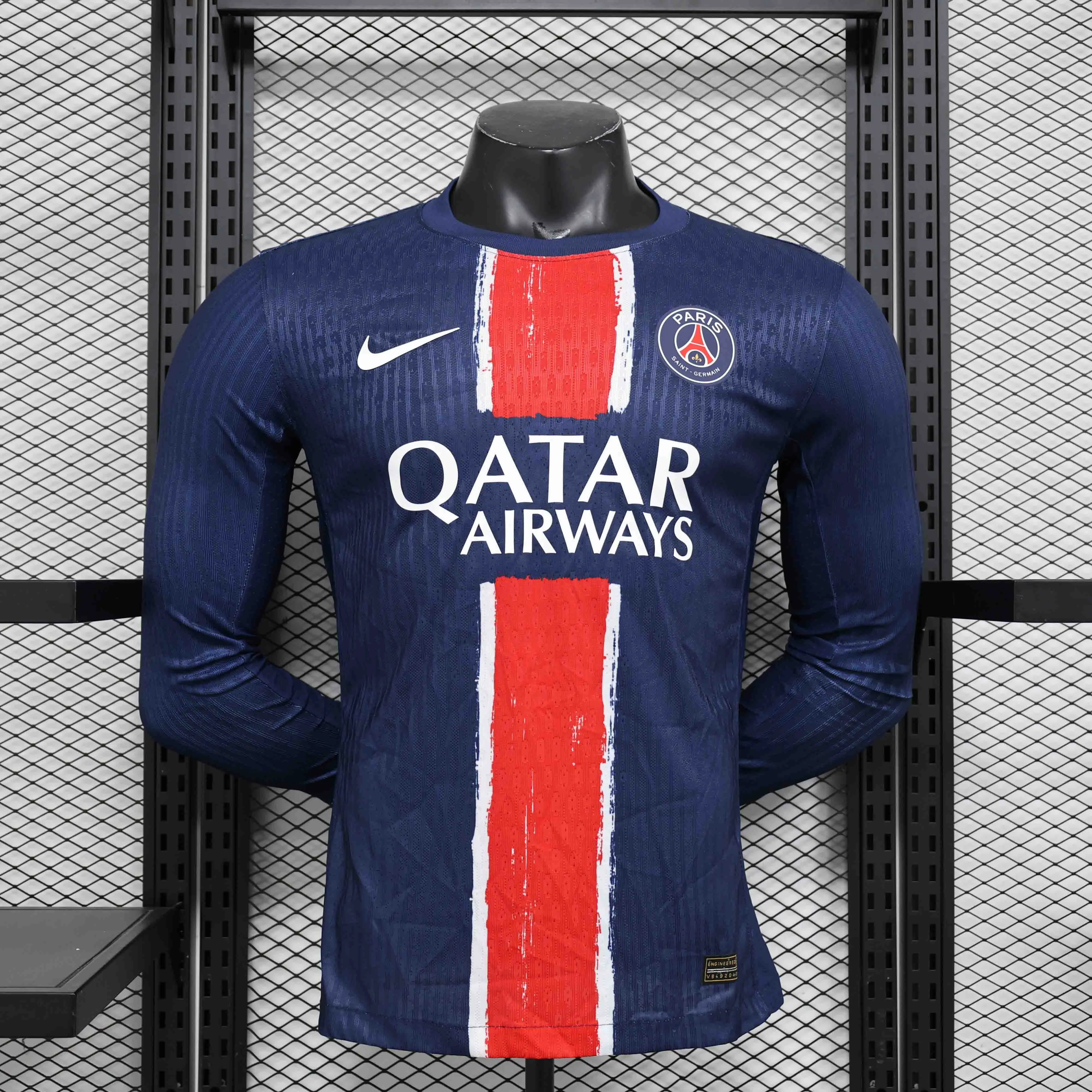 Soccer Jersey PSG Home Long Sleeve Shirt 2024/25