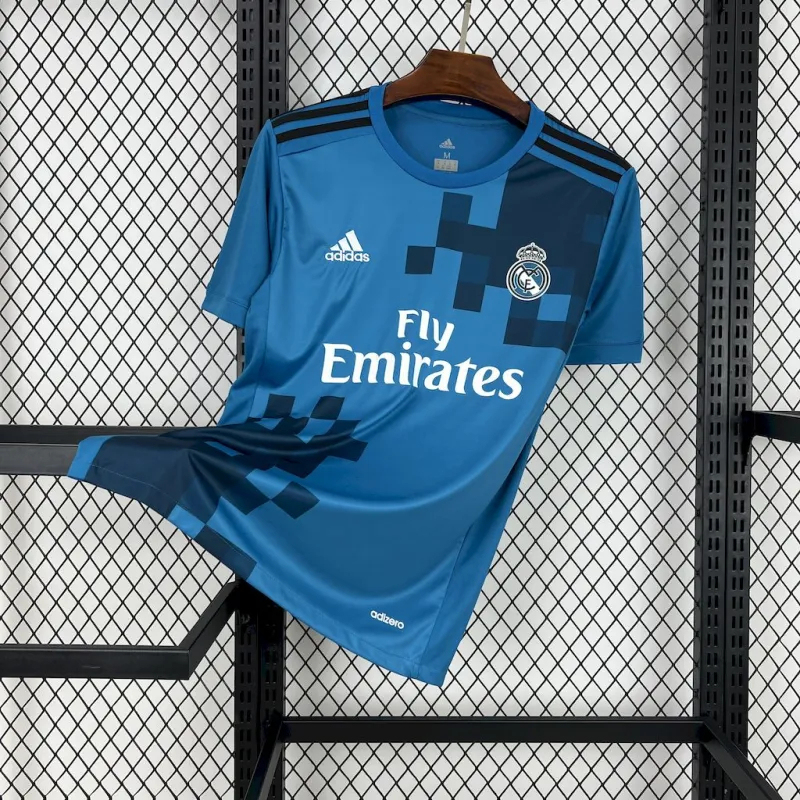 Real Madrid Retro Jersey Third Away Custom Soccer Shirt 2017/18 - ujerseystore