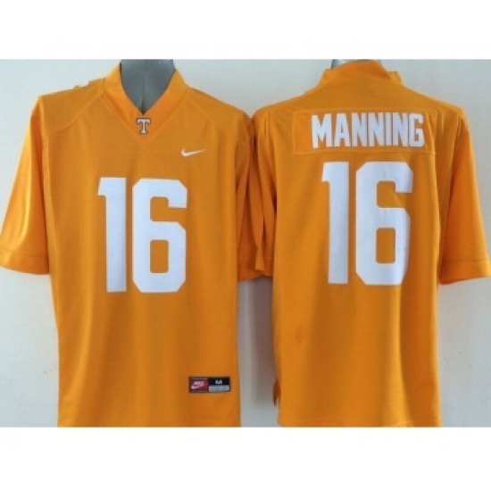 Tennessee Volunteers 16 Manning Orange Jersey - Ujersey