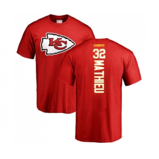 Football Kansas City Chiefs #32 Tyrann Mathieu Red Backer T-Shirt - Ujersey