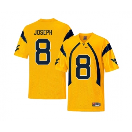 West Virginia Mountaineers 8 Karl Joseph Gold College Football Jersey - Ujersey