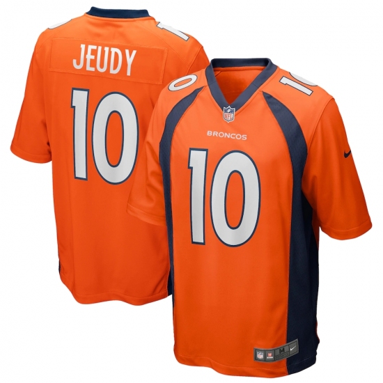 Men's Denver Broncos #1 Jerry Jeudy Nike Orange 2020 NFL Draft First Round Pick Game Jersey.webp - Ujersey