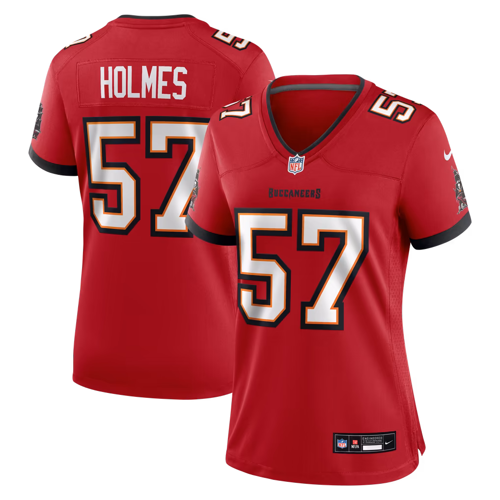 Women's Tampa Bay Buccaneers Yasir Holmes Nike Red Team Game Jersey - Ujersey
