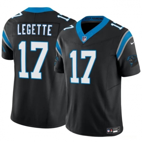 Youth Carolina Panthers #17 Xavier Legette Black 2024 Draft F.U.S.E Vapor Untouchable Limited Football Stitched Jersey - Ujersey