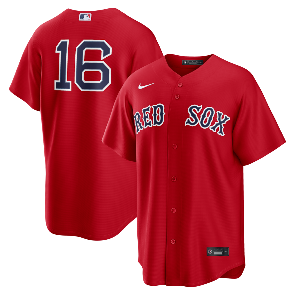 Men's Boston Red Sox Jarren Duran Nike Red Alternate Replica Jersey - Ujersey
