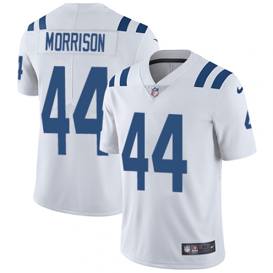 Youth Nike Indianapolis Colts #44 Antonio Morrison White Vapor Untouchable Elite Player NFL Jersey - Ujersey