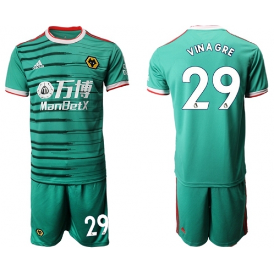 Wolves #29 Vinagre Third Soccer Club Jersey