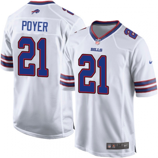 Men's Nike Buffalo Bills #21 Jordan Poyer Game White NFL Jersey - Ujersey