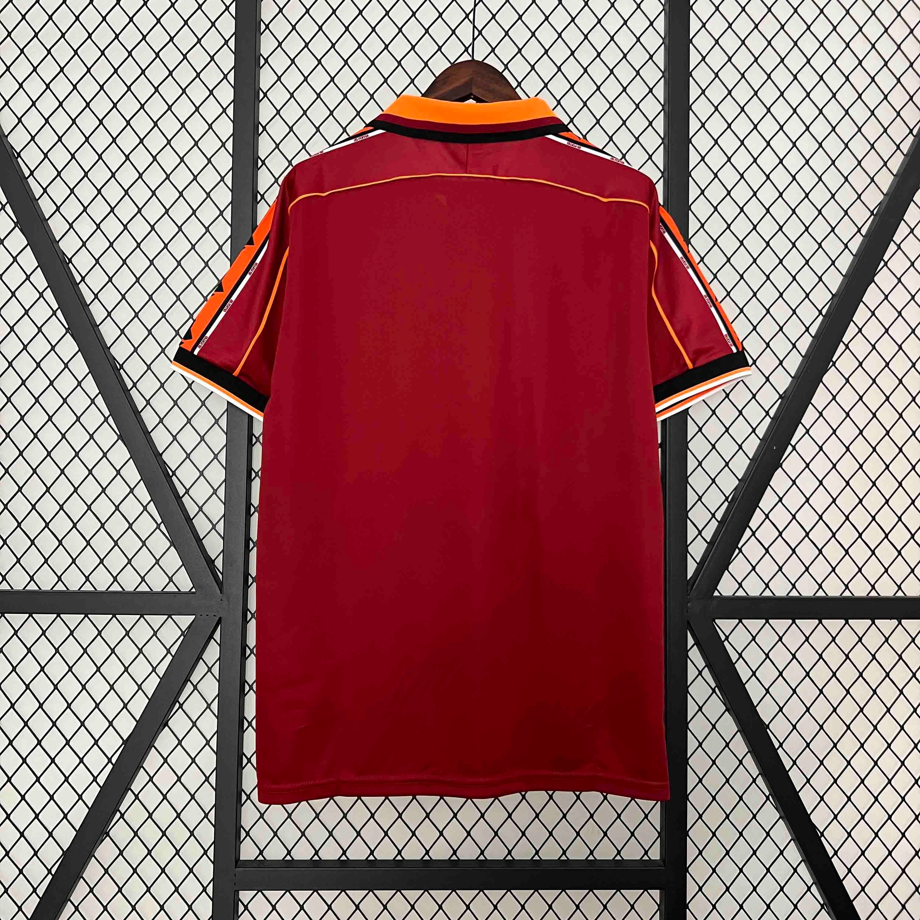 Roma Retro Soccer Jersey Home Custom Shirt 1998/99 - SUjersey01