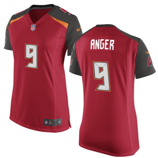 Women's Nike Tampa Bay Buccaneers #9 Bryan Anger Game Red Team Color NFL Jersey - Ujersey