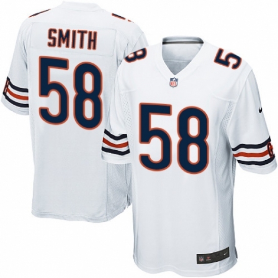 Men's Nike Chicago Bears #58 Roquan Smith Game White NFL Jersey - Ujersey