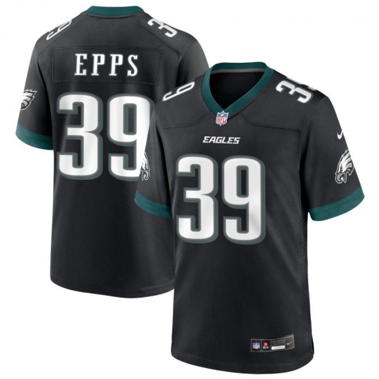 Men's Philadelphia Eagles #39 Marcus Epps Black 2025 Vapor Untouchable Limited Stitched Football Jersey - Ujersey