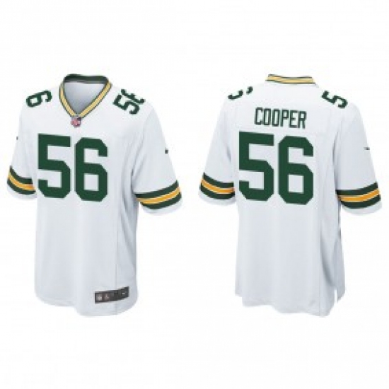 Men's Green Bay Packers #56 Edgerrin Cooper White Vapor Limited Football Stitched Jersey - Ujersey