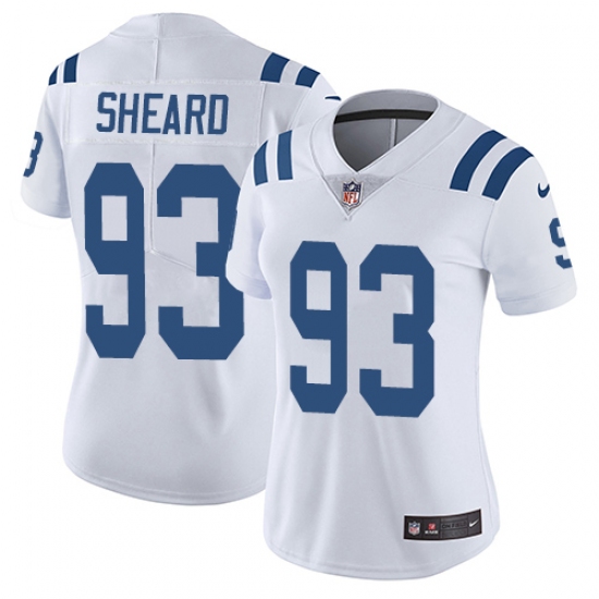 Women's Nike Indianapolis Colts #93 Jabaal Sheard Elite White NFL Jersey - Ujersey
