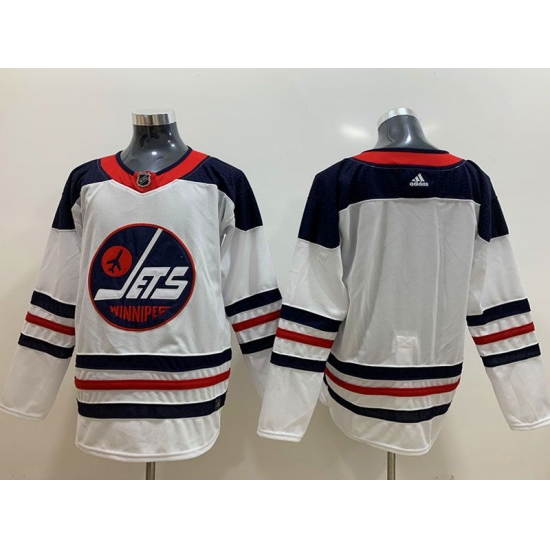 Mens Adidas Winnipeg Jets White Custom Made Fanatics Branded Alternate Player Jersey - Ujersey