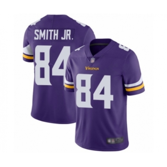 Men's Minnesota Vikings #84 Irv Smith Jr. Purple Team Color Vapor Untouchable Limited Player Football Jersey - Ujersey