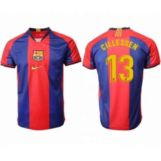 Barcelona #13 Cillessen Home Soccer Club Jersey