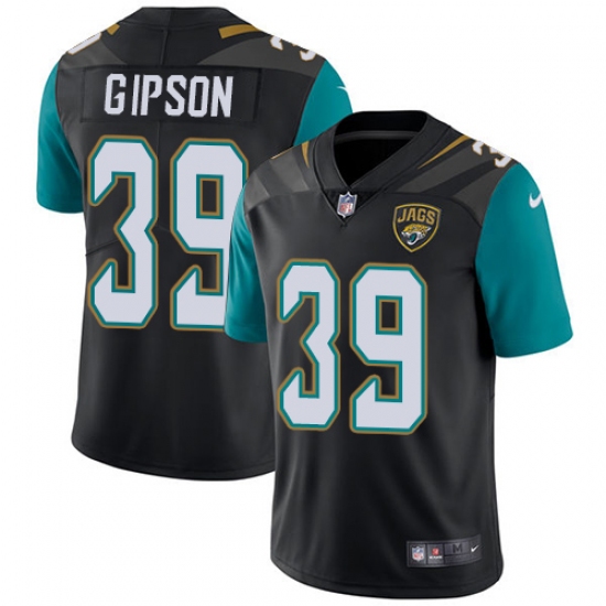 Youth Nike Jacksonville Jaguars #39 Tashaun Gipson Black Alternate Vapor Untouchable Limited Player NFL Jersey - Ujersey
