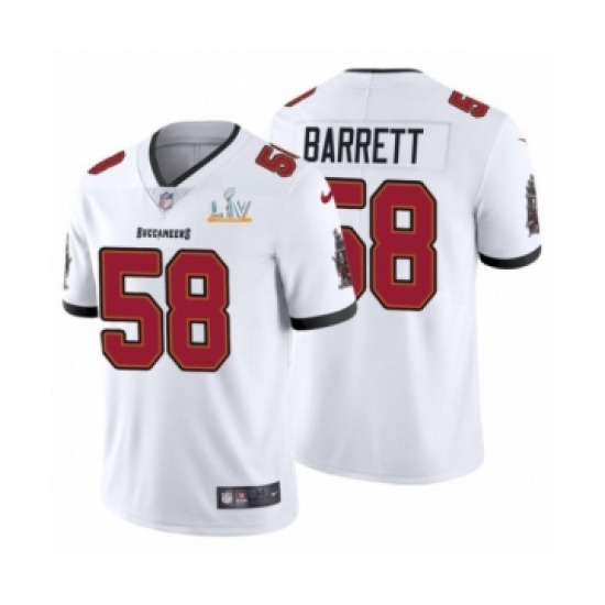 Women's Tampa Bay Buccaneers #58 Shaquil Barrett White 2021 Super Bowl LV Jersey - Ujersey