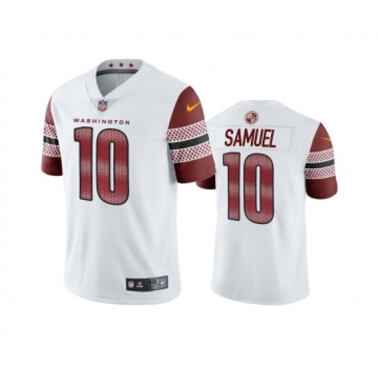 Men's Washington Commanders #10 Curtis Samuel White Vapor Untouchable Stitched Football Jersey - Ujersey
