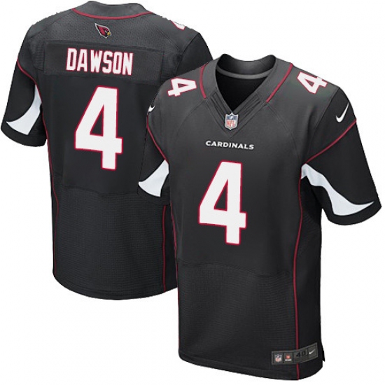 Men's Nike Arizona Cardinals #4 Phil Dawson Elite Black Alternate NFL Jersey - Ujersey