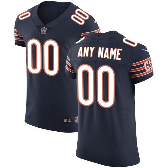 Men's Chicago Bears Nike Navy Vapor Untouchable Custom Elite Jersey - Ujersey