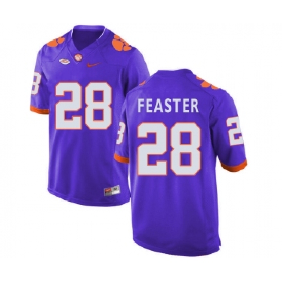 Clemson Tigers 28 Tavien Feaster Purple College Football Jersey - Ujersey