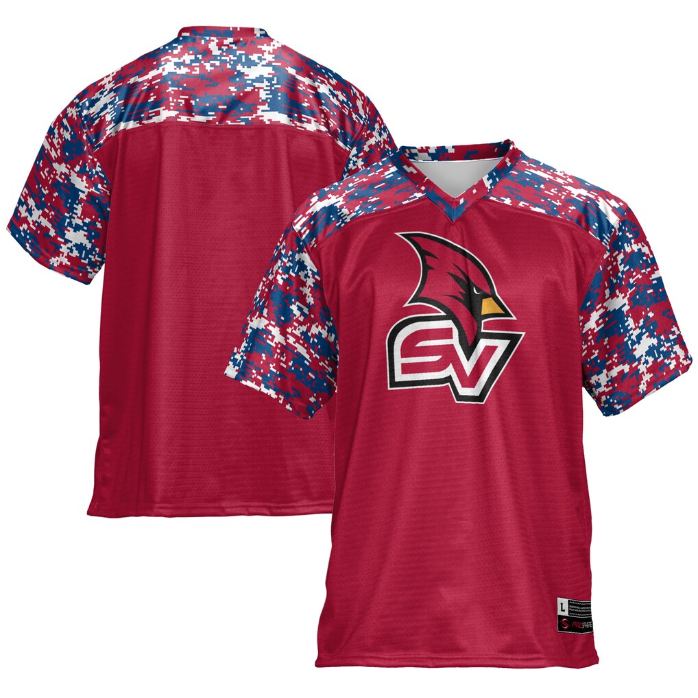 Men's GameDay Greats Red Saginaw Valley State Cardinals Football Jersey - ujerseystore