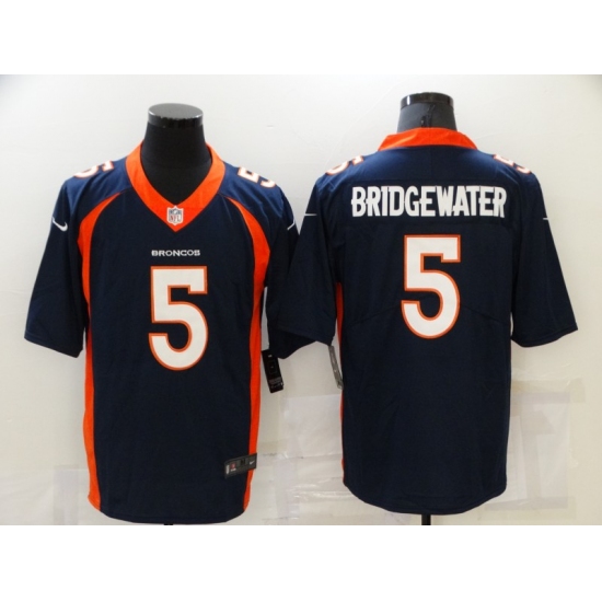 Men's Denver Broncos #5 Teddy Bridgewater Nike Blue Limited Jersey - Ujersey