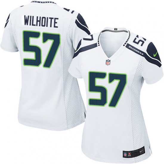 Women's Nike Seattle Seahawks #57 Michael Wilhoite Game White NFL Jersey - Ujersey