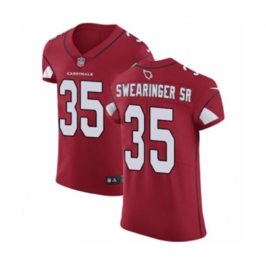 Men's Nike Arizona Cardinals #35 D.J. Swearinger SR Red Team Color Vapor Untouchable Elite Player NFL Jersey - Ujersey