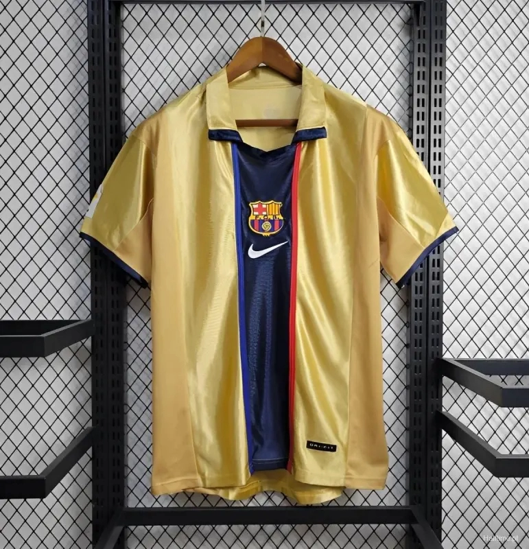 Barcelona Retro Jersey Home Soccer Shirt 2001-02 - U-jersey