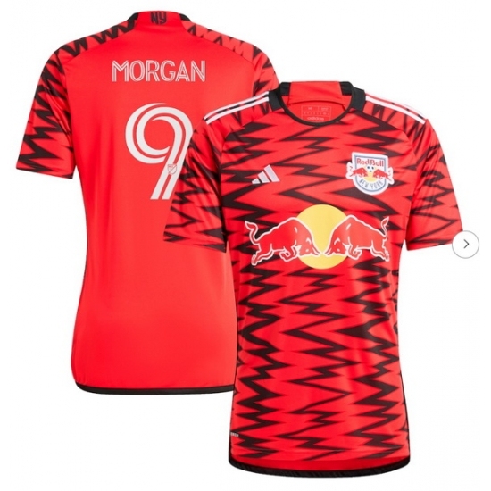 Men New York Red Bulls Lewis Morgan adidas Red 2024 Legacy Replica Player Jersey - Ujersey