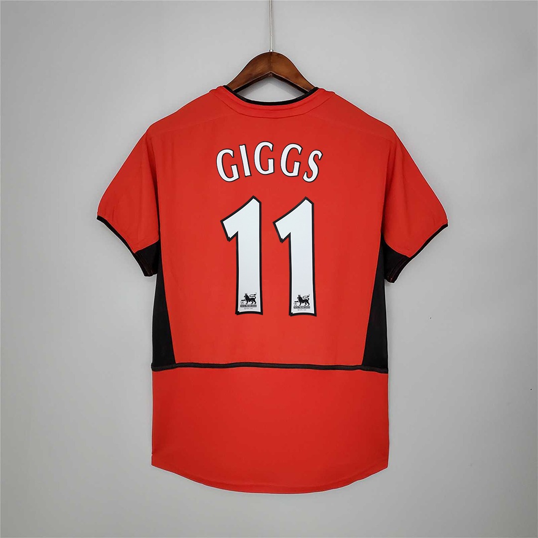 Manchester United Retro Home Football Jersey Shirt 2002/04