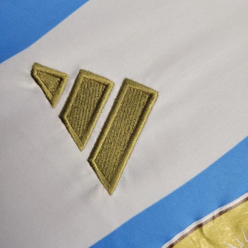 Argentina Soccer Jersey Home Custom Long Sleeve Shirt 2024 - ujerseystore