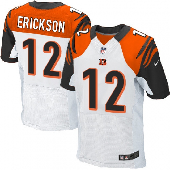 Men's Nike Cincinnati Bengals #12 Alex Erickson Elite White NFL Jersey - Ujersey