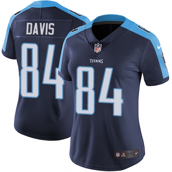 Women's Nike Tennessee Titans #84 Corey Davis Elite Navy Blue Alternate NFL Jersey - Ujersey